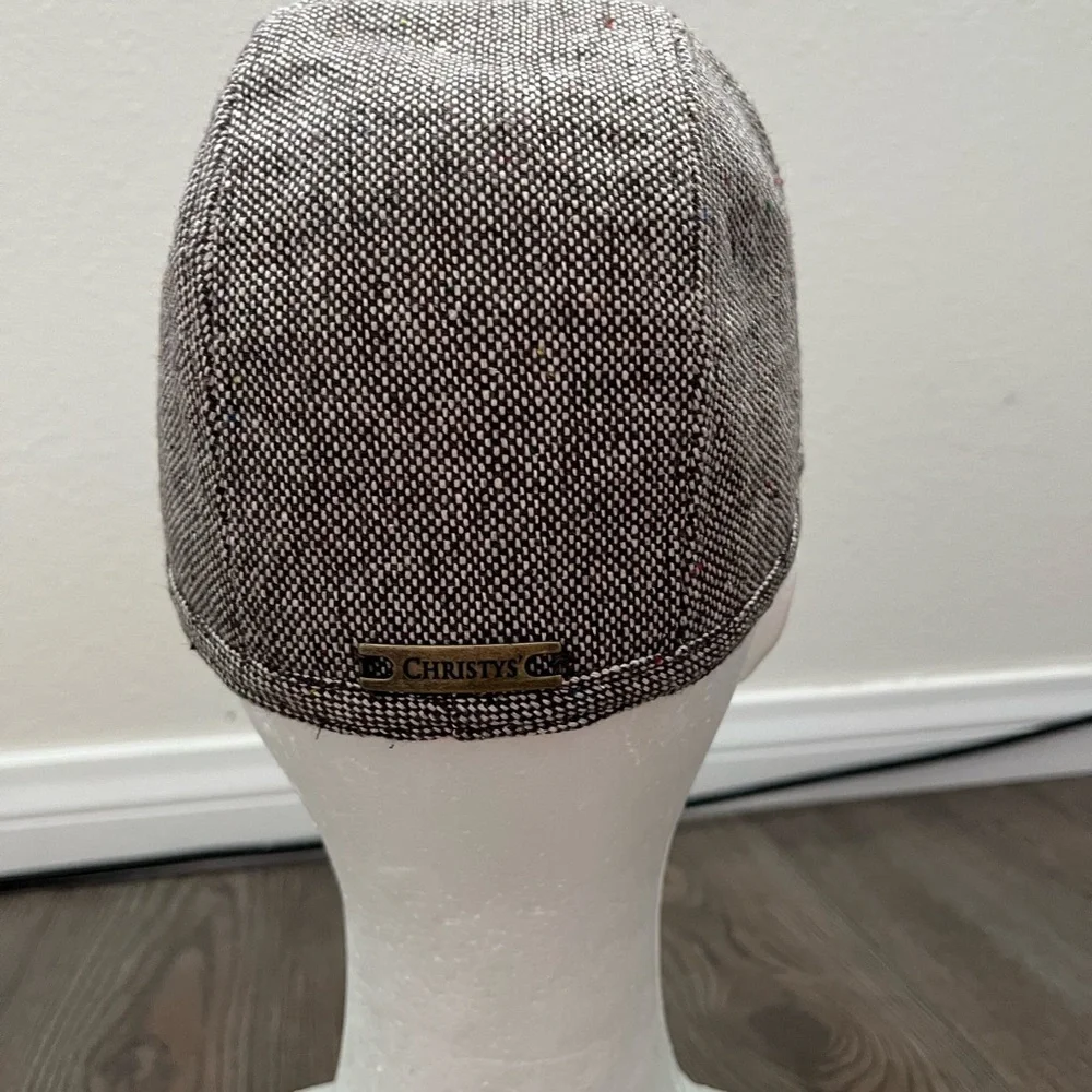 Men's Gray Tweed Cap